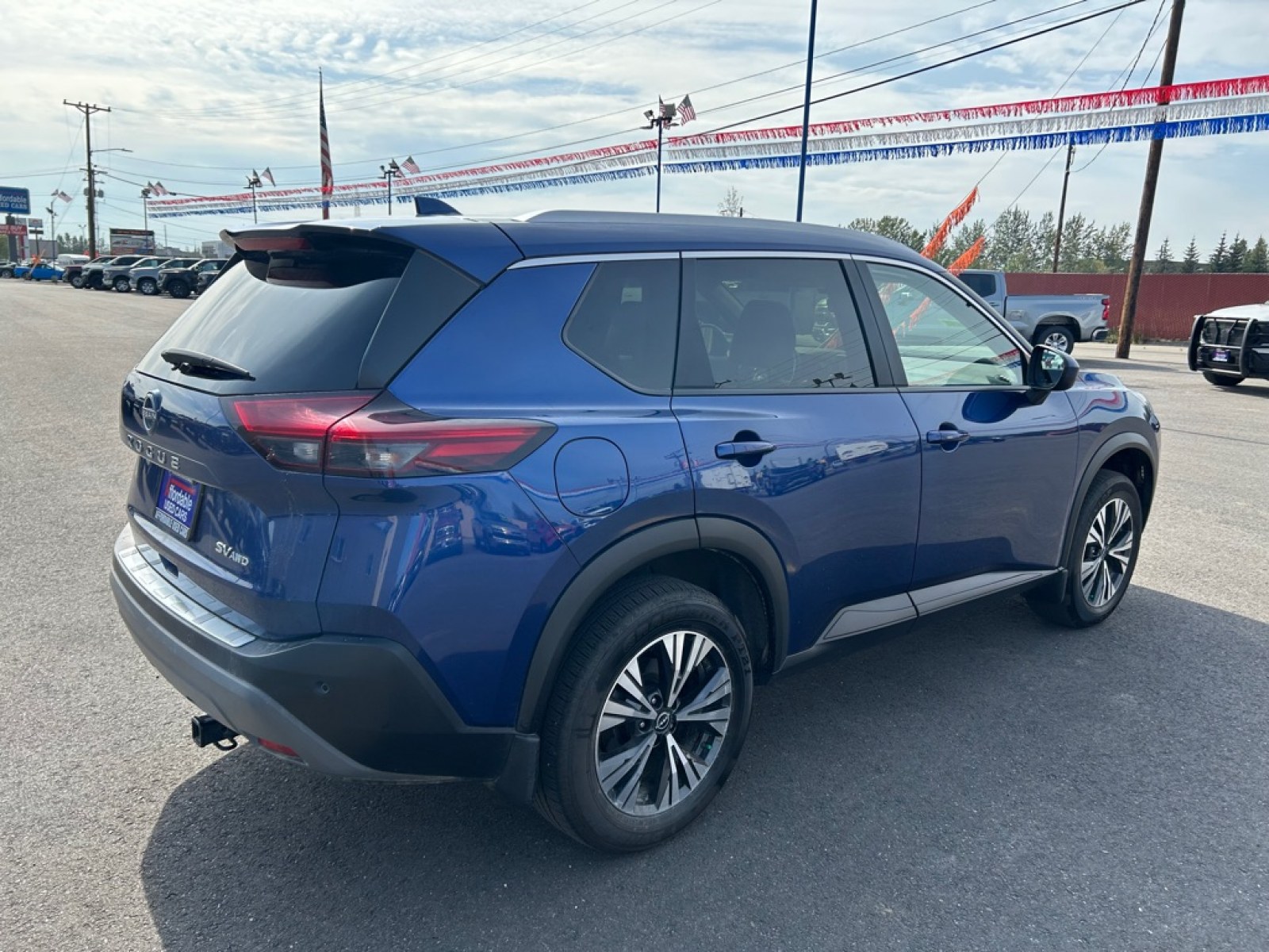 2023 BLUE NISSAN ROGUE SV (JN8BT3BB4PW) with an 1.5L engine, Continuously Variable transmission, located at 2525 S. Cushman, Fairbanks, AK, 99701, (907) 452-5707, 64.824036, -147.712311 - Photo#2