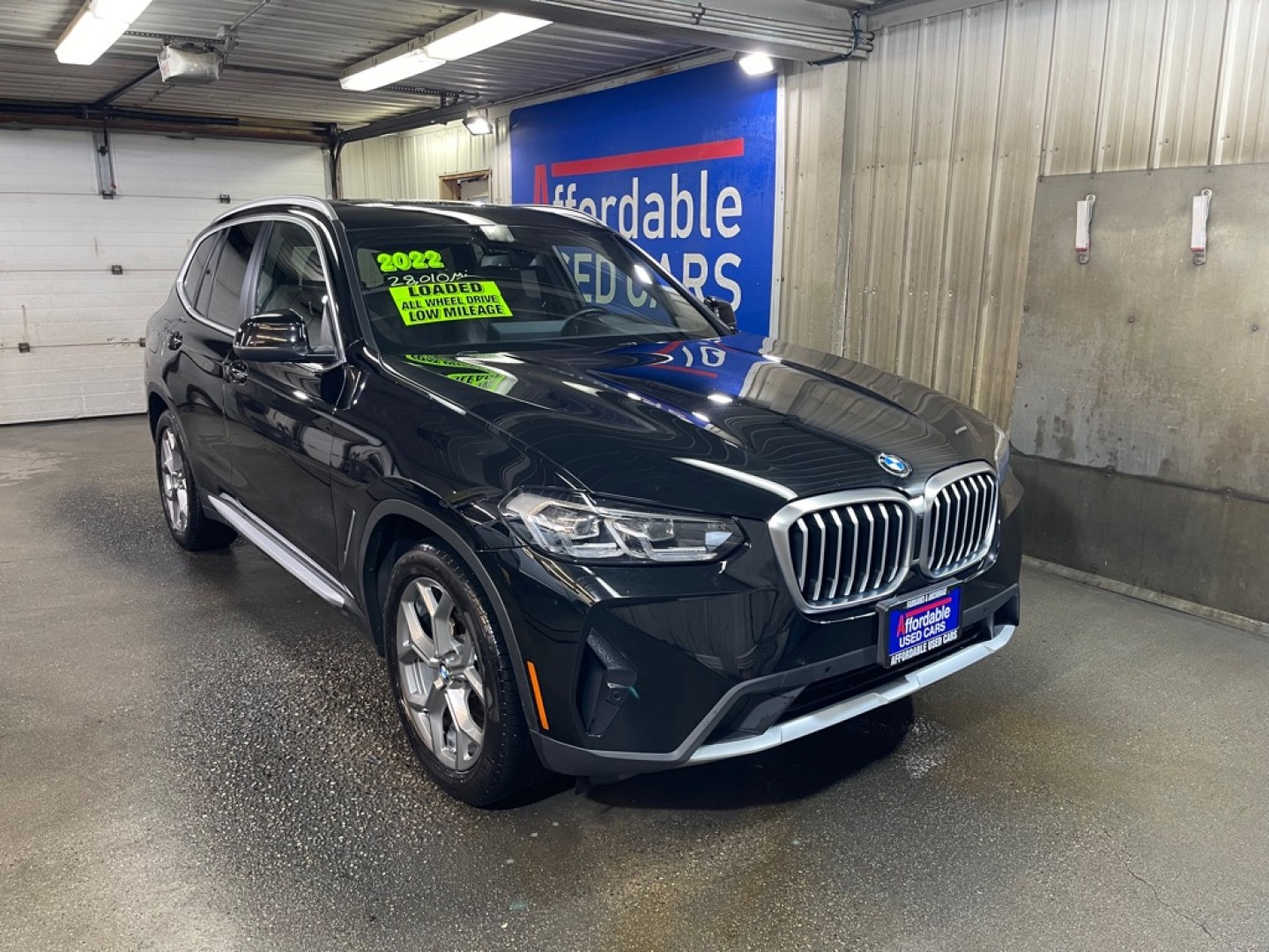 2022 BLACK BMW X3 XDRIVE30I (5UX53DP0XN9) with an 2.0L engine, Automatic transmission, located at 2525 S. Cushman, Fairbanks, AK, 99701, (907) 452-5707, 64.824036, -147.712311- Photo#0