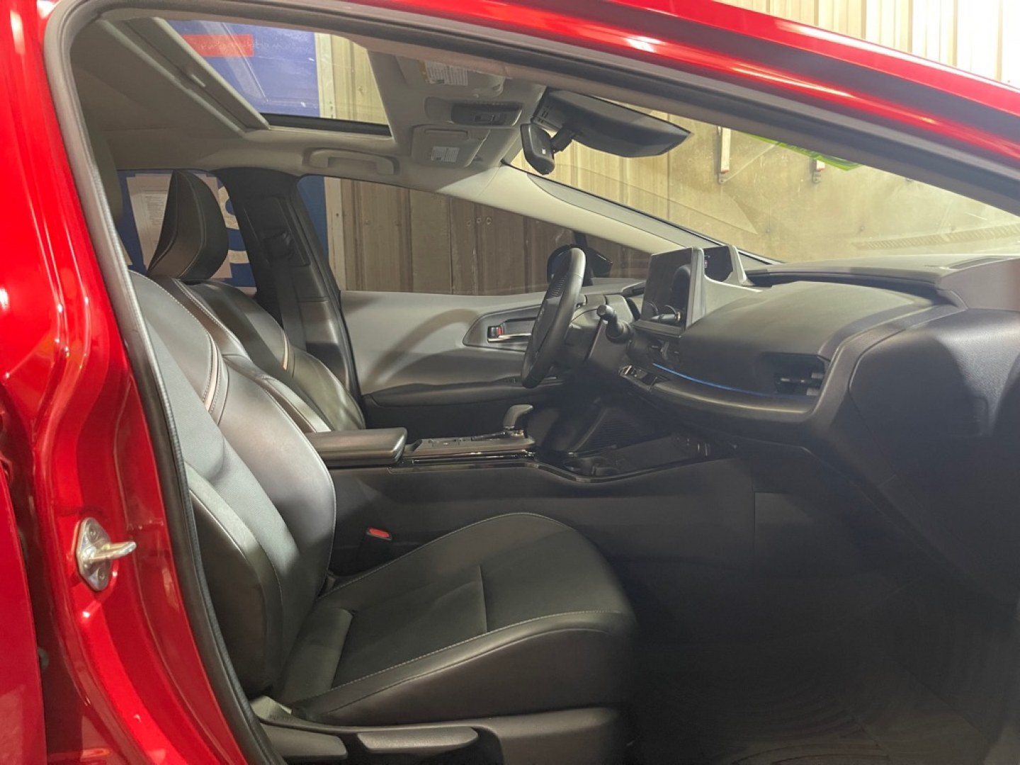 2023 RED TOYOTA PRIUS LE AWD (JTDADABU0P3) with an 2.0L engine, Continuously Variable transmission, located at 2525 S. Cushman, Fairbanks, AK, 99701, (907) 452-5707, 64.824036, -147.712311- Photo#3