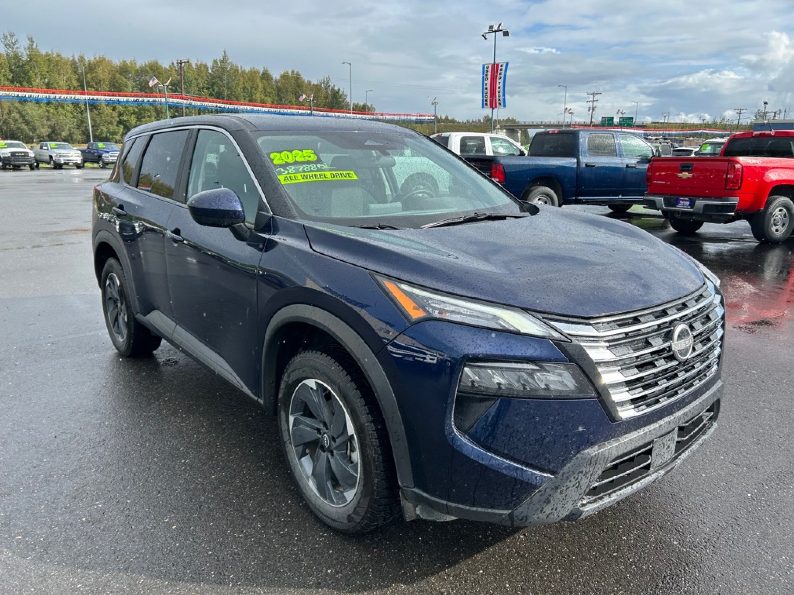 2025 BLUE NISSAN ROGUE SV (5N1BT3BBXSC) with an 1.5L engine, Continuously Variable transmission, located at 2525 S. Cushman, Fairbanks, AK, 99701, (907) 452-5707, 64.824036, -147.712311 - Photo#1
