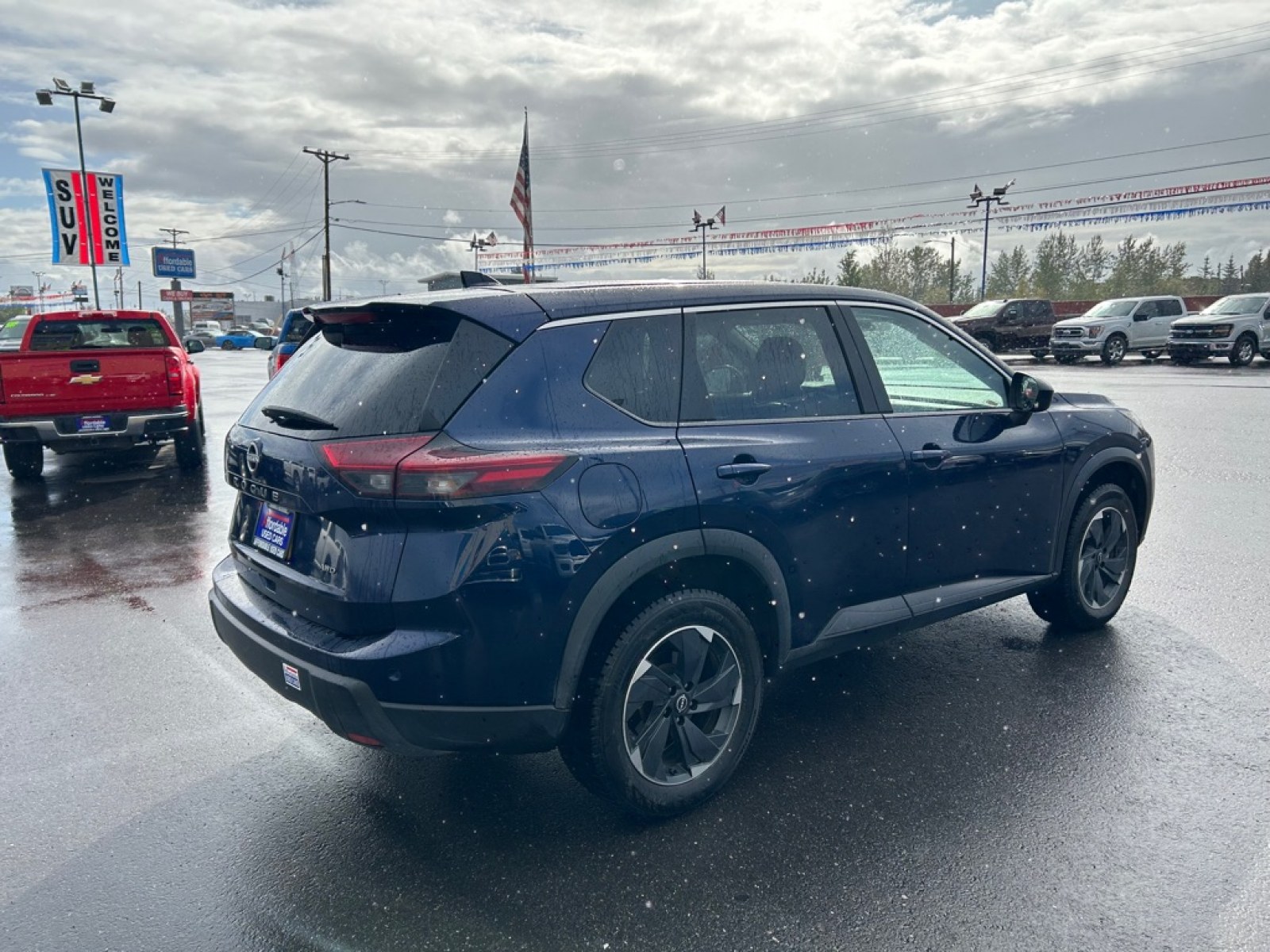 2025 BLUE NISSAN ROGUE SV (5N1BT3BBXSC) with an 1.5L engine, Continuously Variable transmission, located at 2525 S. Cushman, Fairbanks, AK, 99701, (907) 452-5707, 64.824036, -147.712311 - Photo#2