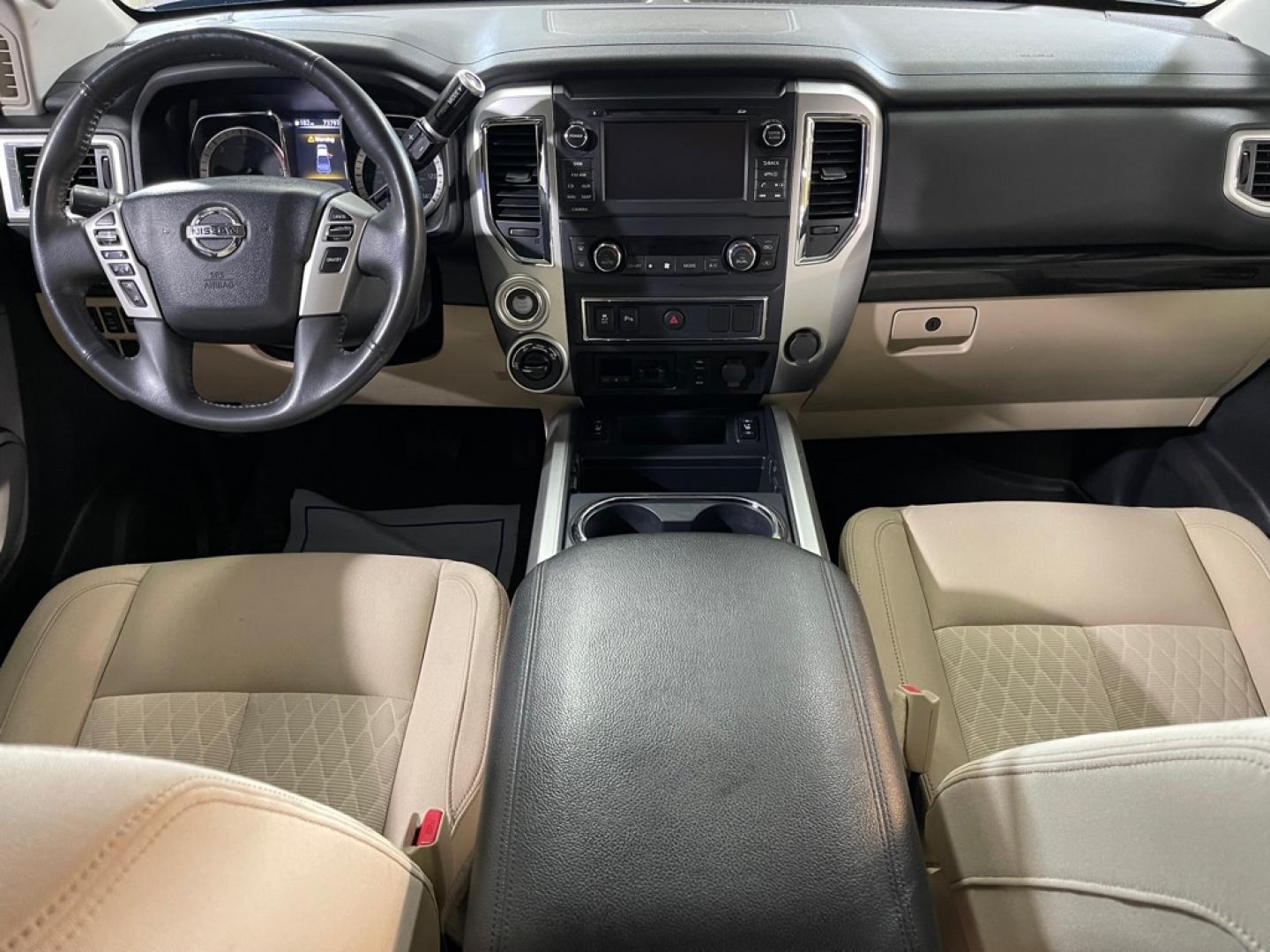 2016 BLUE NISSAN TITAN XD SL (1N6BA1F46GN) with an 5.0L engine, Automatic transmission, located at 2525 S. Cushman, Fairbanks, AK, 99701, (907) 452-5707, 64.824036, -147.712311- Photo#5