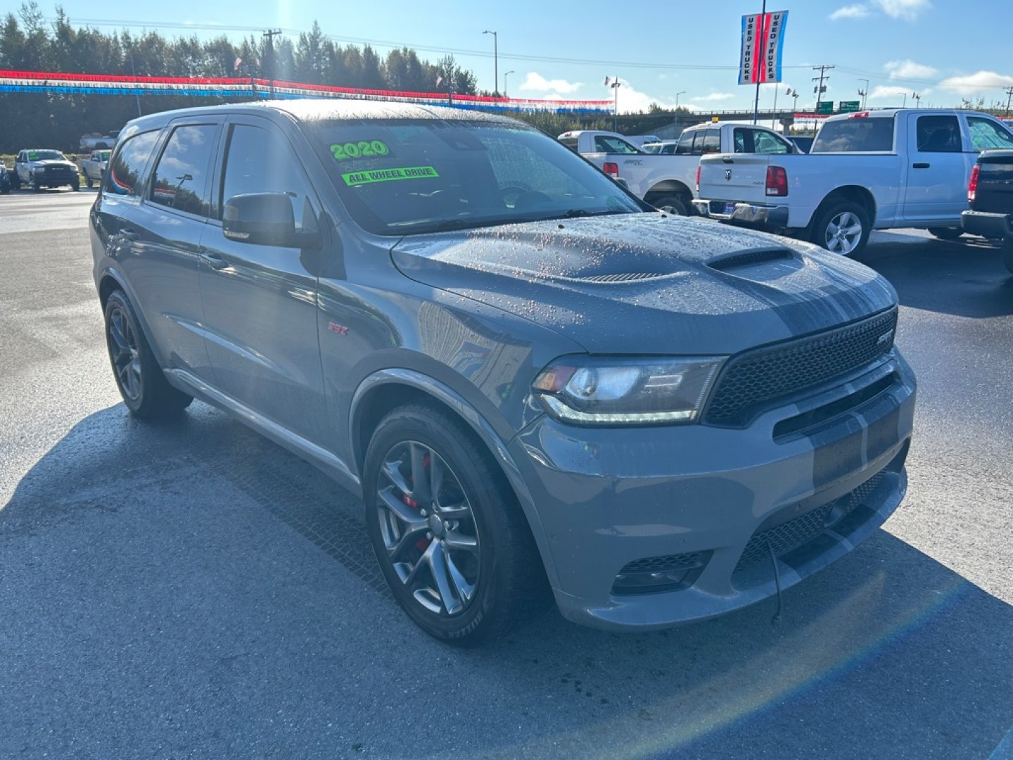 2020 GRAY DODGE DURANGO SRT SRT (1C4SDJGJ3LC) with an 6.4L engine, Automatic transmission, located at 2525 S. Cushman, Fairbanks, AK, 99701, (907) 452-5707, 64.824036, -147.712311- Photo#1