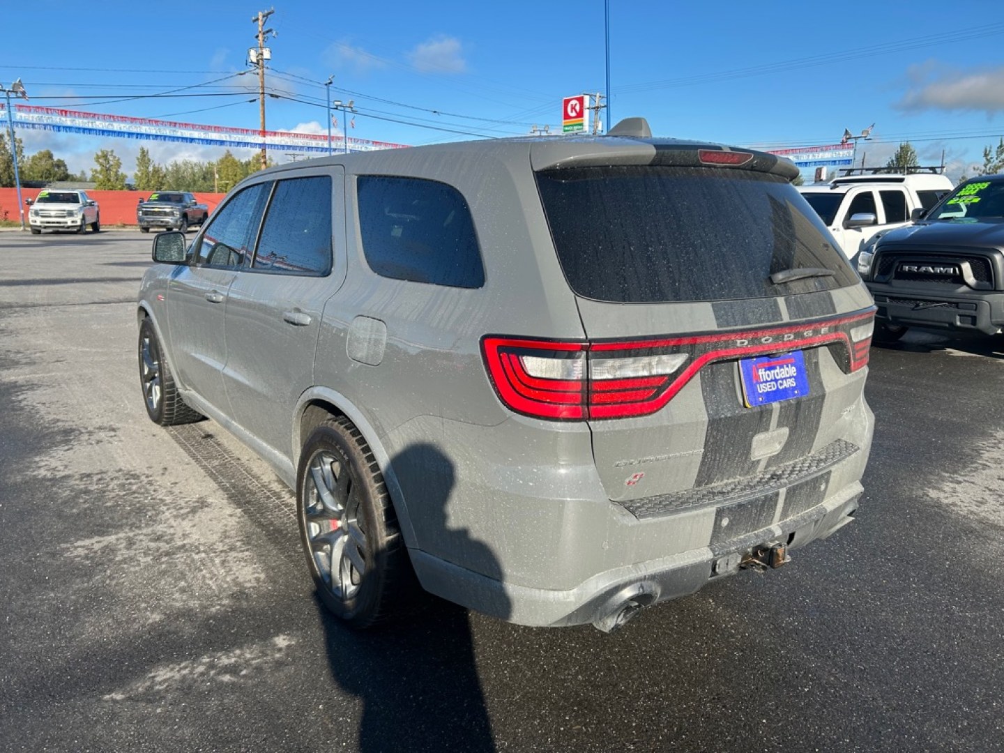 2020 GRAY DODGE DURANGO SRT SRT (1C4SDJGJ3LC) with an 6.4L engine, Automatic transmission, located at 2525 S. Cushman, Fairbanks, AK, 99701, (907) 452-5707, 64.824036, -147.712311- Photo#3