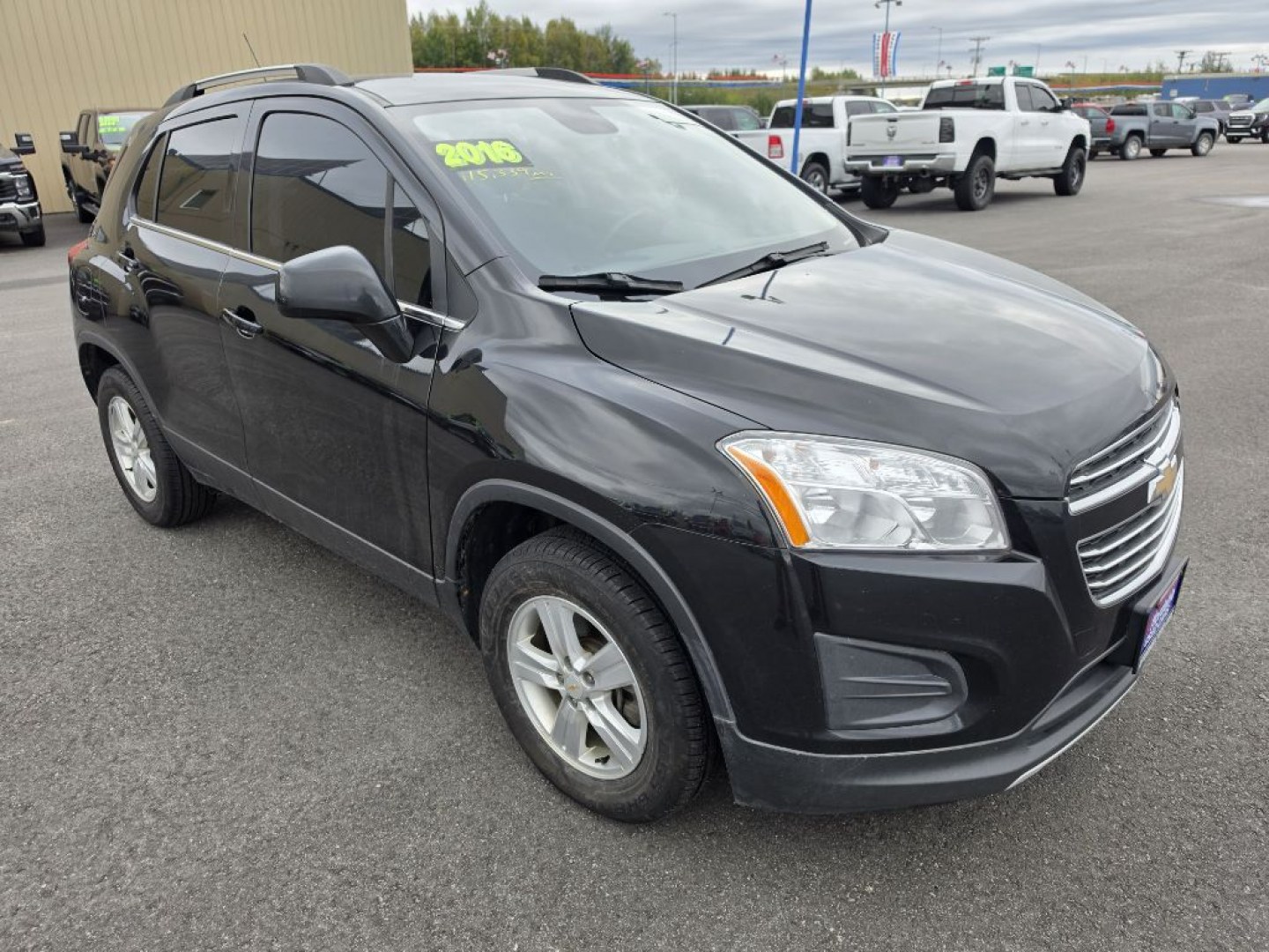 2016 BLACK CHEVROLET TRAX 1LT (KL7CJPSB9GB) with an 1.4L engine, Automatic transmission, located at 2525 S. Cushman, Fairbanks, AK, 99701, (907) 452-5707, 64.824036, -147.712311- Photo#0