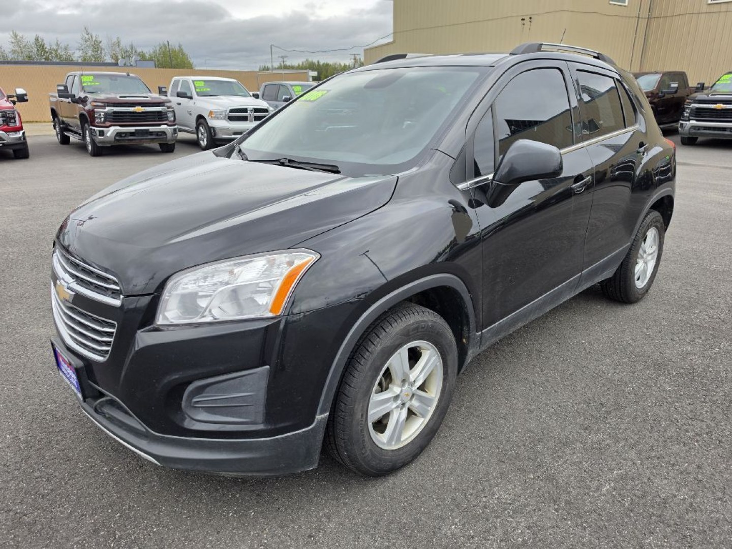 2016 BLACK CHEVROLET TRAX 1LT (KL7CJPSB9GB) with an 1.4L engine, Automatic transmission, located at 2525 S. Cushman, Fairbanks, AK, 99701, (907) 452-5707, 64.824036, -147.712311- Photo#1