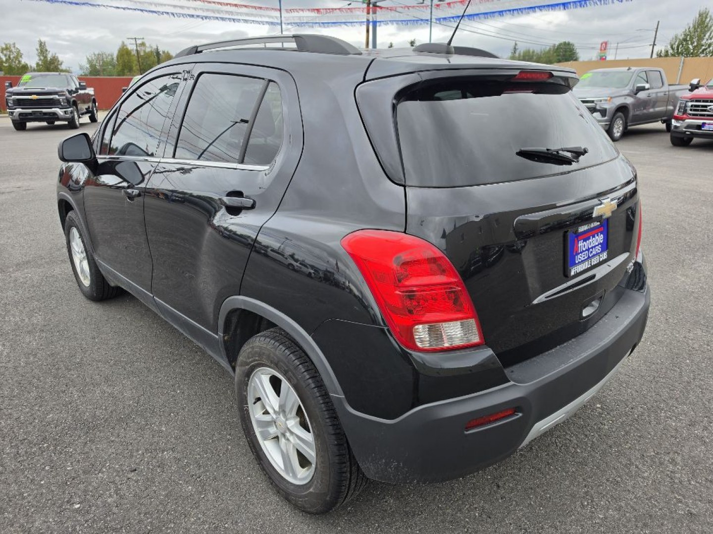2016 BLACK CHEVROLET TRAX 1LT (KL7CJPSB9GB) with an 1.4L engine, Automatic transmission, located at 2525 S. Cushman, Fairbanks, AK, 99701, (907) 452-5707, 64.824036, -147.712311- Photo#2