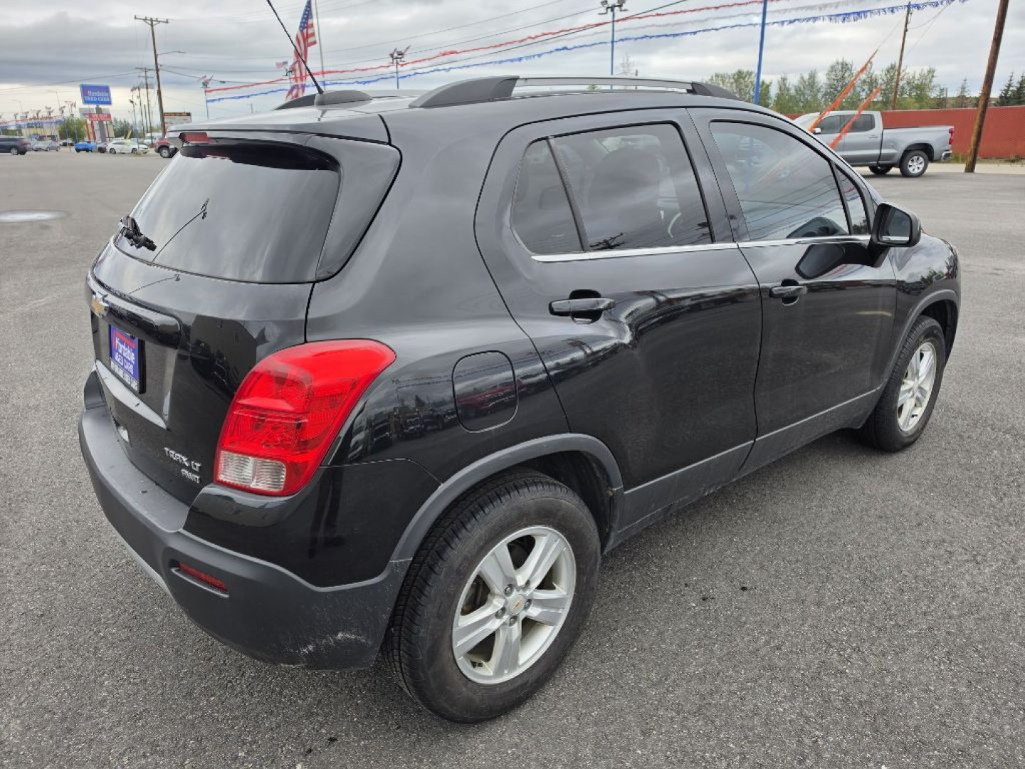 2016 BLACK CHEVROLET TRAX 1LT (KL7CJPSB9GB) with an 1.4L engine, Automatic transmission, located at 2525 S. Cushman, Fairbanks, AK, 99701, (907) 452-5707, 64.824036, -147.712311- Photo#3