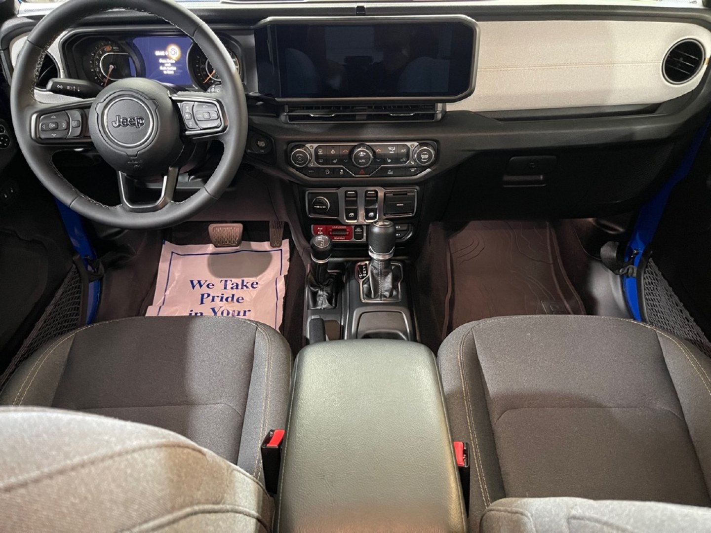 2026 BLUE JEEP WRANGLER SPORT (1C4PJXANXTW) with an 2.0L engine, Automatic transmission, located at 2525 S. Cushman, Fairbanks, AK, 99701, (907) 452-5707, 64.824036, -147.712311- Photo#5