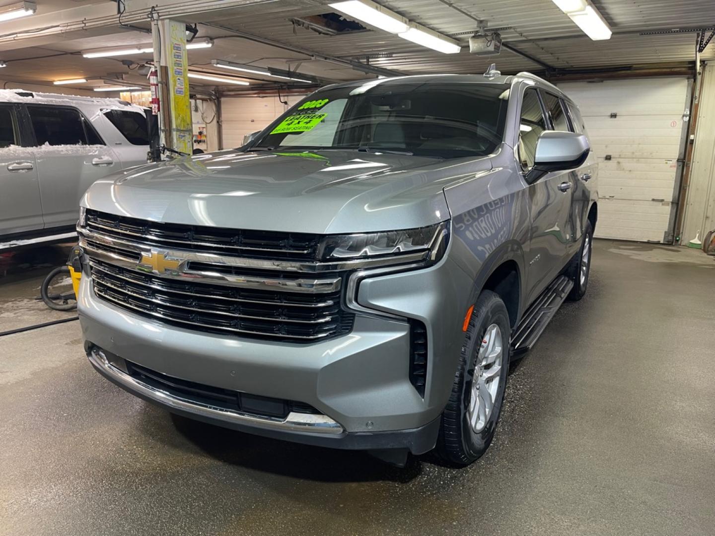 2023 GRAY CHEVROLET TAHOE 1500 LT (1GNSKNKD9PR) with an 5.3L engine, Automatic transmission, located at 2525 S. Cushman, Fairbanks, AK, 99701, (907) 452-5707, 64.824036, -147.712311- Photo#1