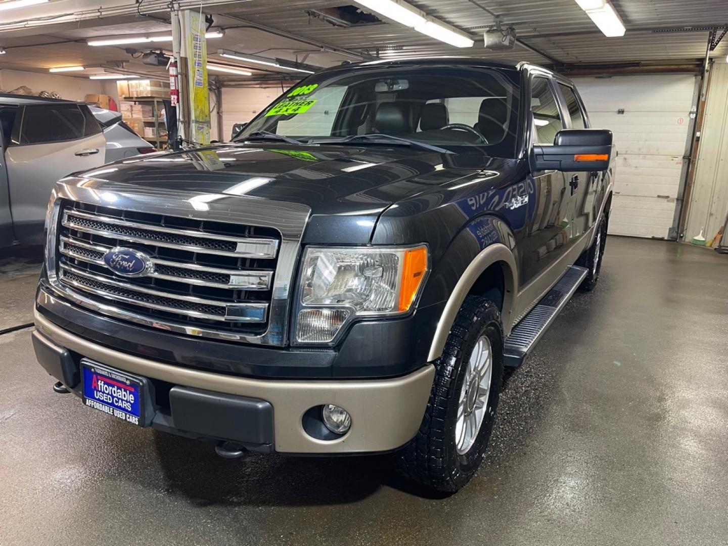 2013 BLACK FORD F150 SUPERCREW (1FTFW1EF2DK) with an 5.0L engine, Automatic transmission, located at 2525 S. Cushman, Fairbanks, AK, 99701, (907) 452-5707, 64.824036, -147.712311- Photo#1