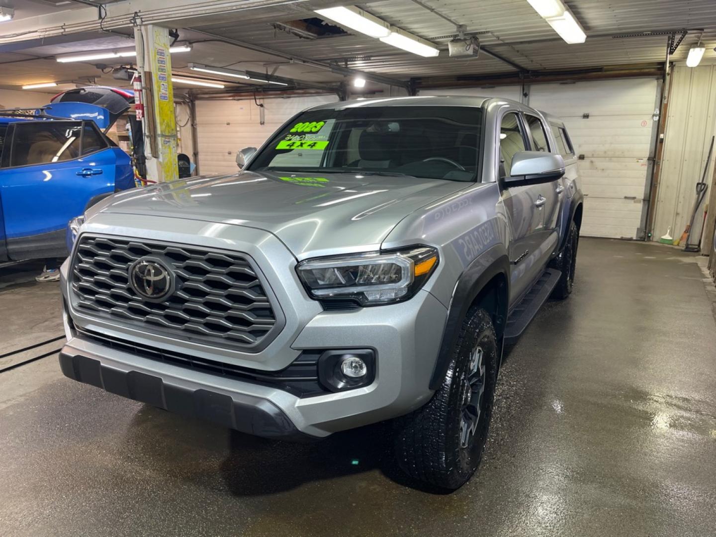 2023 SILVER TOYOTA TACOMA DOUBLE CAB (3TMCZ5AN7PM) with an 3.5L engine, Automatic transmission, located at 2525 S. Cushman, Fairbanks, AK, 99701, (907) 452-5707, 64.824036, -147.712311- Photo#1