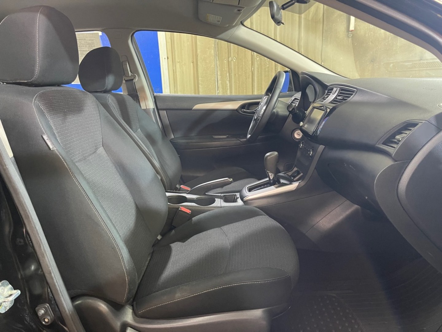 2019 BLACK NISSAN SENTRA S (3N1AB7AP7KY) with an 1.8L engine, Continuously Variable transmission, located at 2525 S. Cushman, Fairbanks, AK, 99701, (907) 452-5707, 64.824036, -147.712311- Photo#3