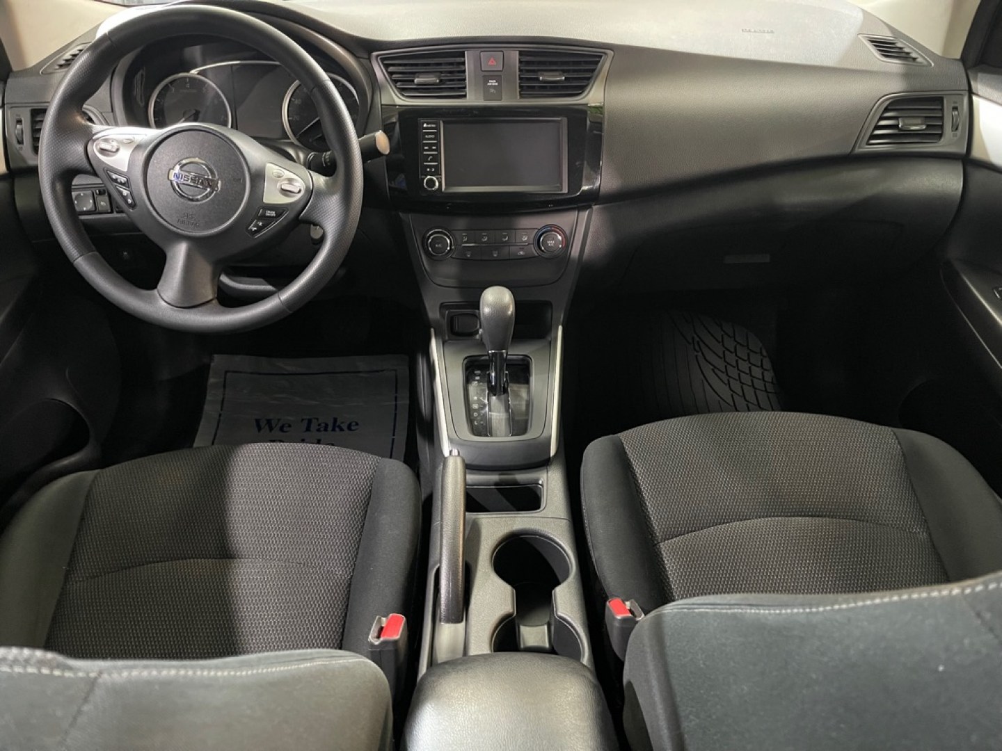 2019 BLACK NISSAN SENTRA S (3N1AB7AP7KY) with an 1.8L engine, Continuously Variable transmission, located at 2525 S. Cushman, Fairbanks, AK, 99701, (907) 452-5707, 64.824036, -147.712311- Photo#5