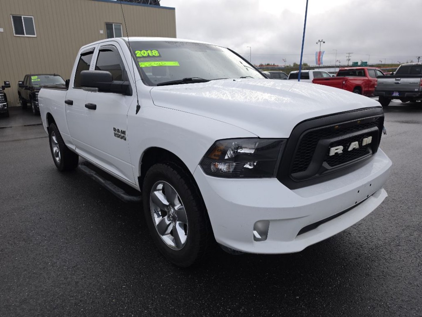 2018 WHITE RAM 1500 ST (1C6RR6FG2JS) with an 3.6L engine, Automatic transmission, located at 2525 S. Cushman, Fairbanks, AK, 99701, (907) 452-5707, 64.824036, -147.712311- Photo#0