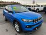 2024 BLUE JEEP COMPASS LATITUDE (3C4NJDBN0RT) with an 2.0L engine, Automatic transmission, located at 2525 S. Cushman, Fairbanks, AK, 99701, (907) 452-5707, 64.824036, -147.712311- Photo#1