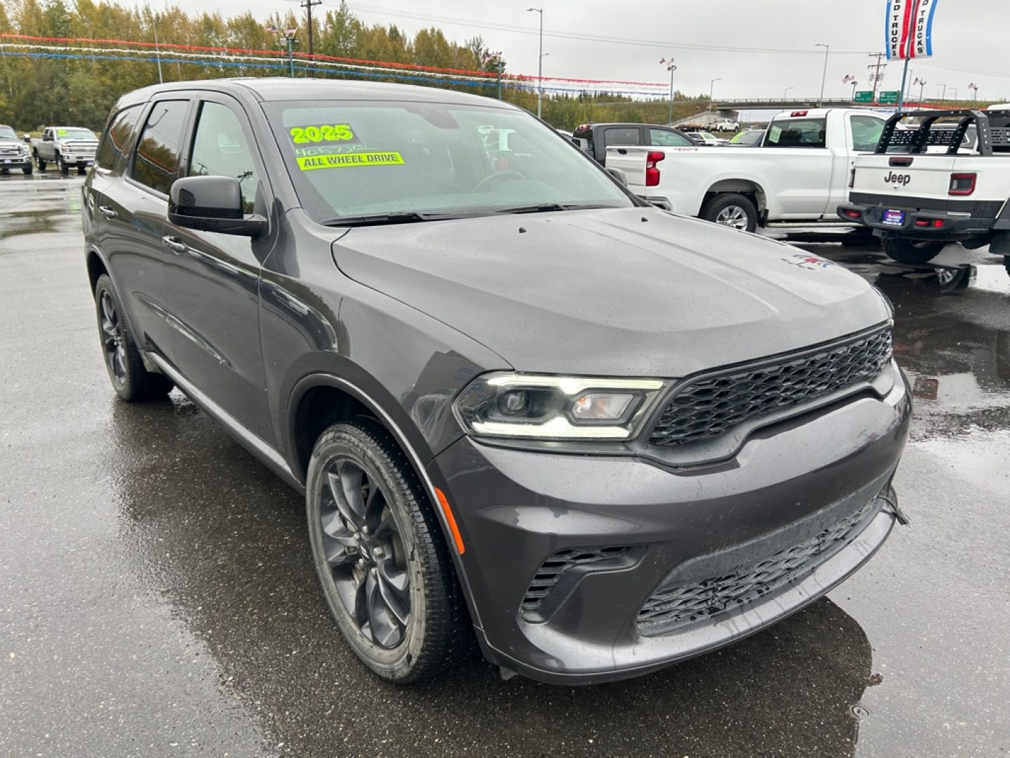 2025 GREY DODGE DURANGO GT (1C4RDJDG9SC) with an 3.6L engine, Automatic transmission, located at 2525 S. Cushman, Fairbanks, AK, 99701, (907) 452-5707, 64.824036, -147.712311- Photo#1