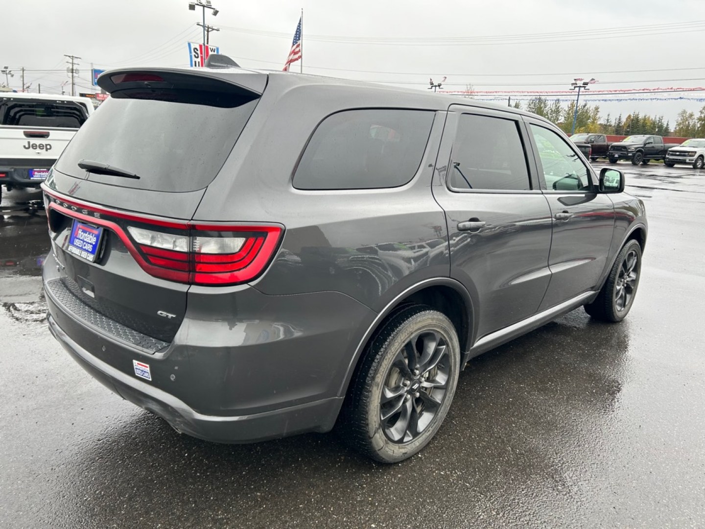 2025 GREY DODGE DURANGO GT (1C4RDJDG9SC) with an 3.6L engine, Automatic transmission, located at 2525 S. Cushman, Fairbanks, AK, 99701, (907) 452-5707, 64.824036, -147.712311- Photo#2