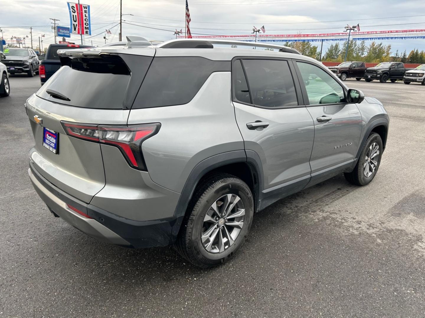 2025 SILVER CHEVROLET EQUINOX LT (3GNAXPEG0SL) with an 1.5L engine, Automatic transmission, located at 2525 S. Cushman, Fairbanks, AK, 99701, (907) 452-5707, 64.824036, -147.712311- Photo#2