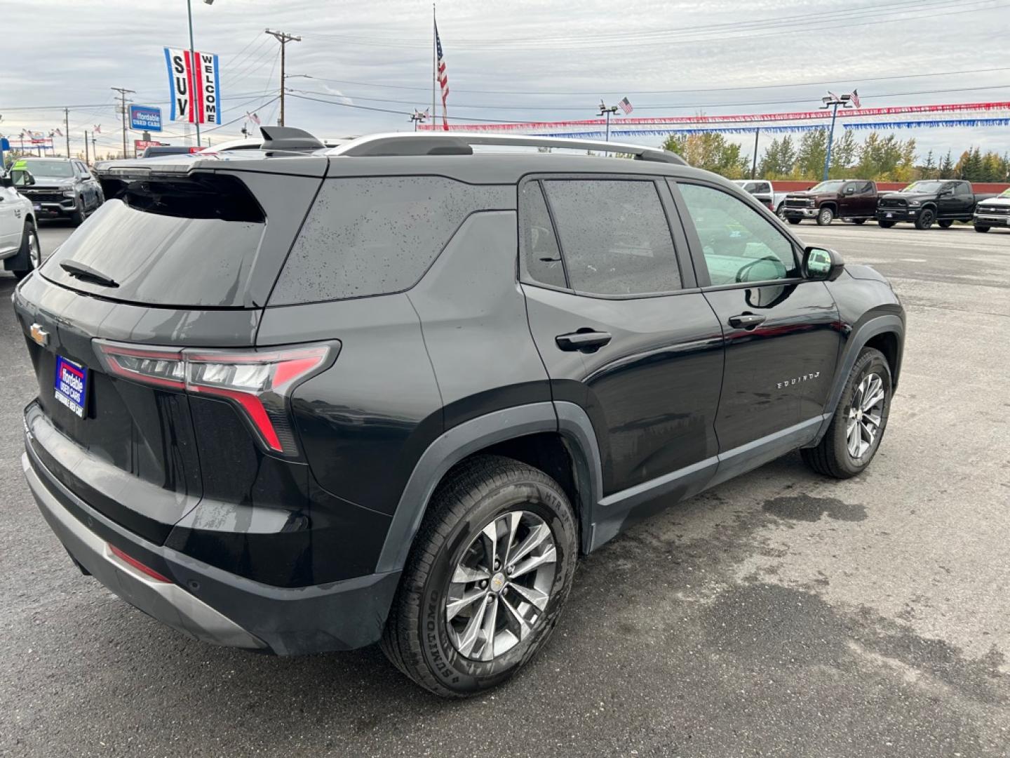 2025 BLACK CHEVROLET EQUINOX LT (3GNAXPEG3SL) with an 1.5L engine, Automatic transmission, located at 2525 S. Cushman, Fairbanks, AK, 99701, (907) 452-5707, 64.824036, -147.712311- Photo#2