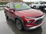 2024 RED CHEVROLET TRAILBLAZER LT (KL79MRSL7RB) with an 1.3L engine, Automatic transmission, located at 2525 S. Cushman, Fairbanks, AK, 99701, (907) 452-5707, 64.824036, -147.712311- Photo#1