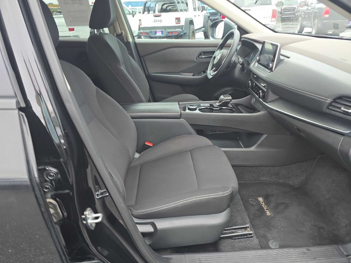 2023 BLACK NISSAN ROGUE S (5N1BT3AB7PC) with an 1.5L engine, Continuously Variable transmission, located at 2525 S. Cushman, Fairbanks, AK, 99701, (907) 452-5707, 64.824036, -147.712311- Photo#2