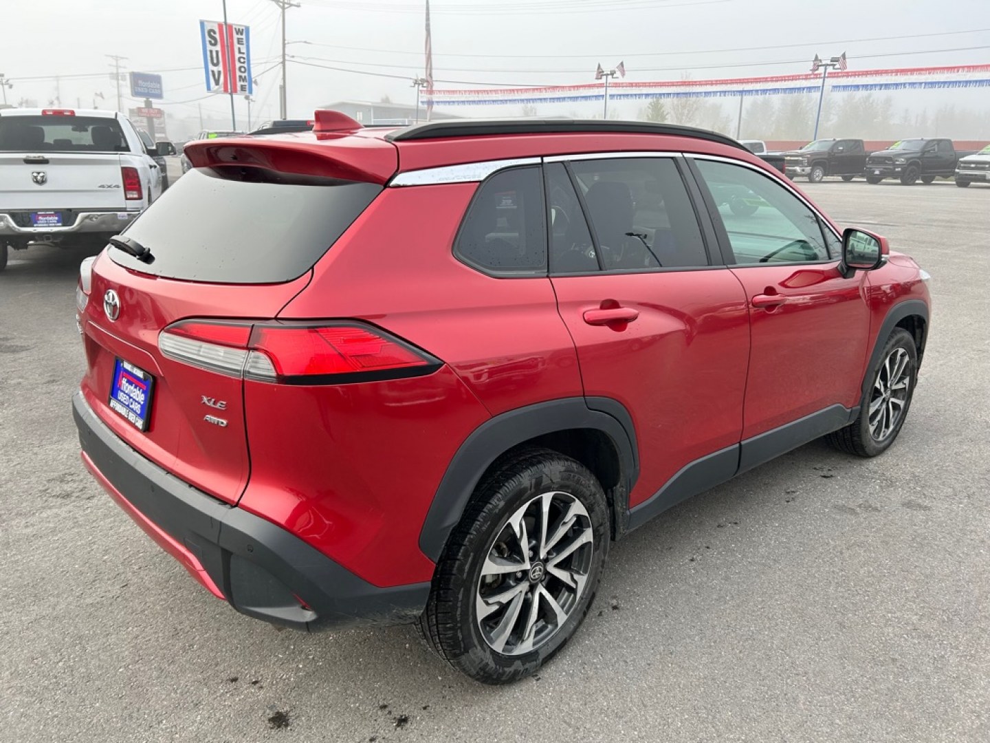 2023 RED TOYOTA COROLLA CROSS XLE (7MUEAABG9PV) with an 2.0L engine, Continuously Variable transmission, located at 2525 S. Cushman, Fairbanks, AK, 99701, (907) 452-5707, 64.824036, -147.712311- Photo#2