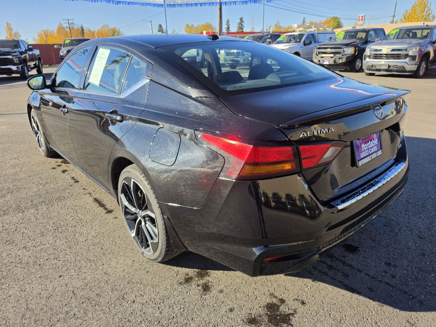 2023 BLACK NISSAN ALTIMA SR (1N4BL4CW6PN) with an 2.5L engine, Continuously Variable transmission, located at 2525 S. Cushman, Fairbanks, AK, 99701, (907) 452-5707, 64.824036, -147.712311- Photo#3