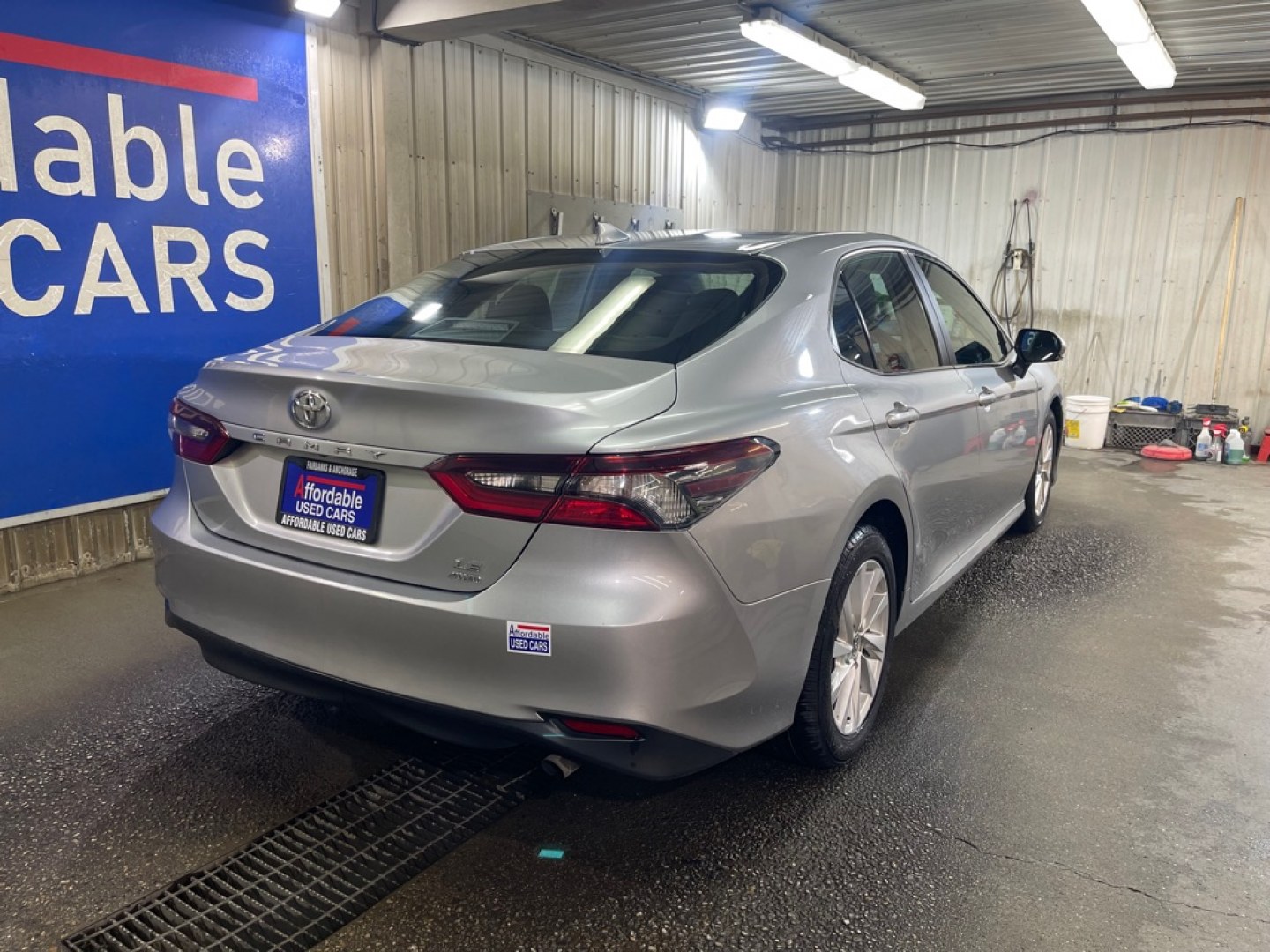 2024 SILVER TOYOTA CAMRY LE (4T1R11BK4RU) with an 2.5L engine, Automatic transmission, located at 2525 S. Cushman, Fairbanks, AK, 99701, (907) 452-5707, 64.824036, -147.712311- Photo#2
