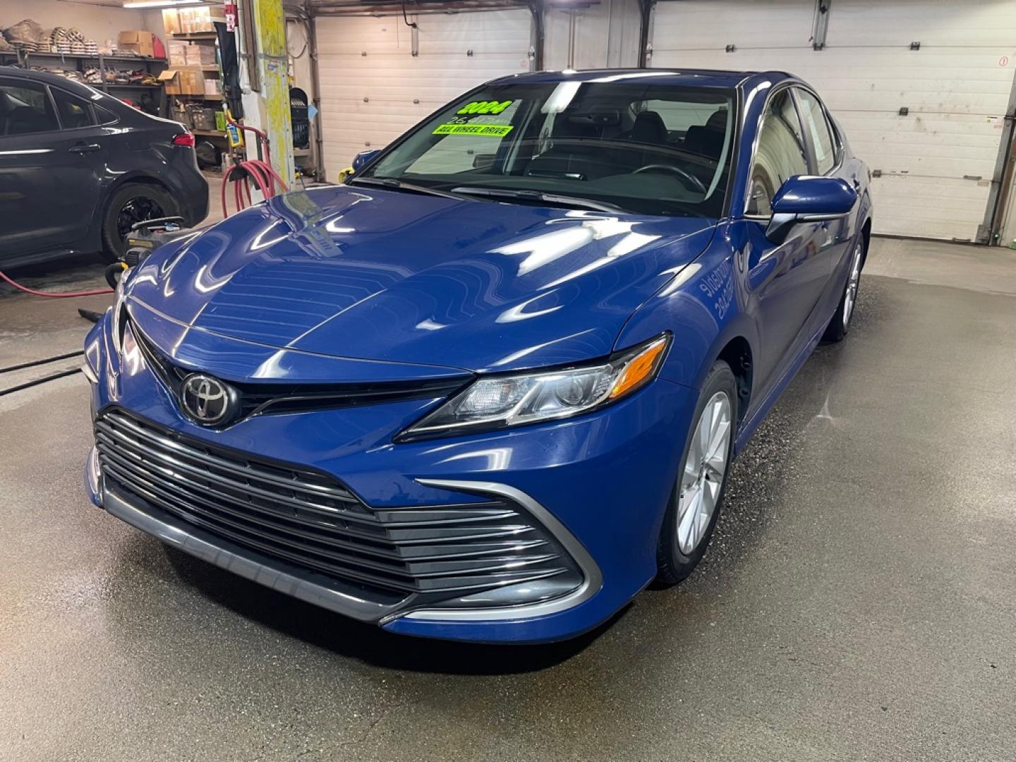 2024 BLUE TOYOTA CAMRY LE (4T1R11BK1RU) with an 2.5L engine, Automatic transmission, located at 2525 S. Cushman, Fairbanks, AK, 99701, (907) 452-5707, 64.824036, -147.712311- Photo#1