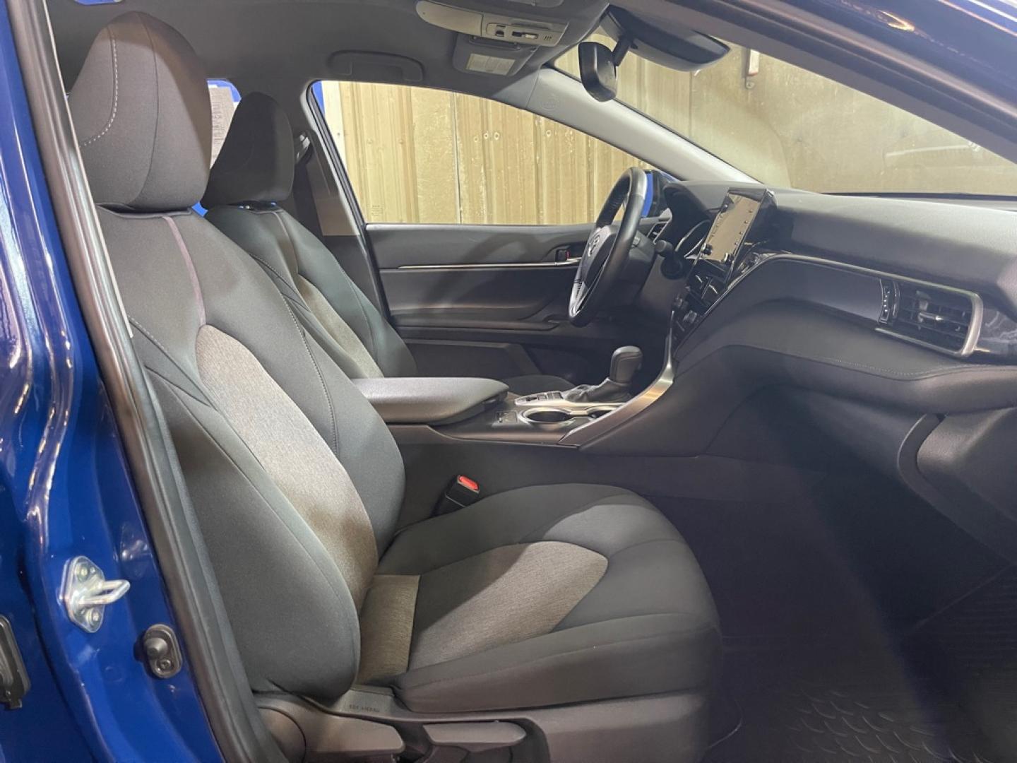 2024 BLUE TOYOTA CAMRY LE (4T1R11BK1RU) with an 2.5L engine, Automatic transmission, located at 2525 S. Cushman, Fairbanks, AK, 99701, (907) 452-5707, 64.824036, -147.712311- Photo#3