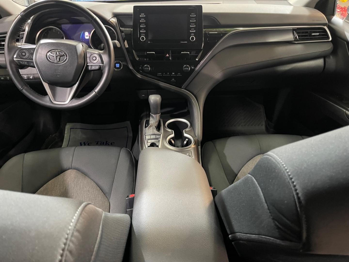 2024 BLUE TOYOTA CAMRY LE (4T1R11BK1RU) with an 2.5L engine, Automatic transmission, located at 2525 S. Cushman, Fairbanks, AK, 99701, (907) 452-5707, 64.824036, -147.712311- Photo#5