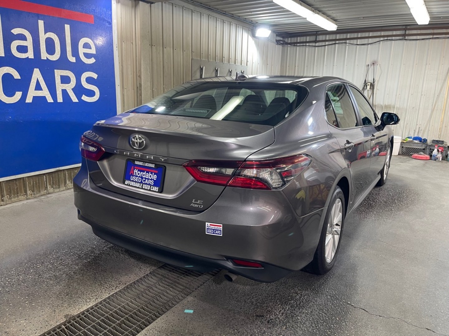 2024 GREY TOYOTA CAMRY LE (4T1R11BK7RU) with an 2.5L engine, Automatic transmission, located at 2525 S. Cushman, Fairbanks, AK, 99701, (907) 452-5707, 64.824036, -147.712311- Photo#2