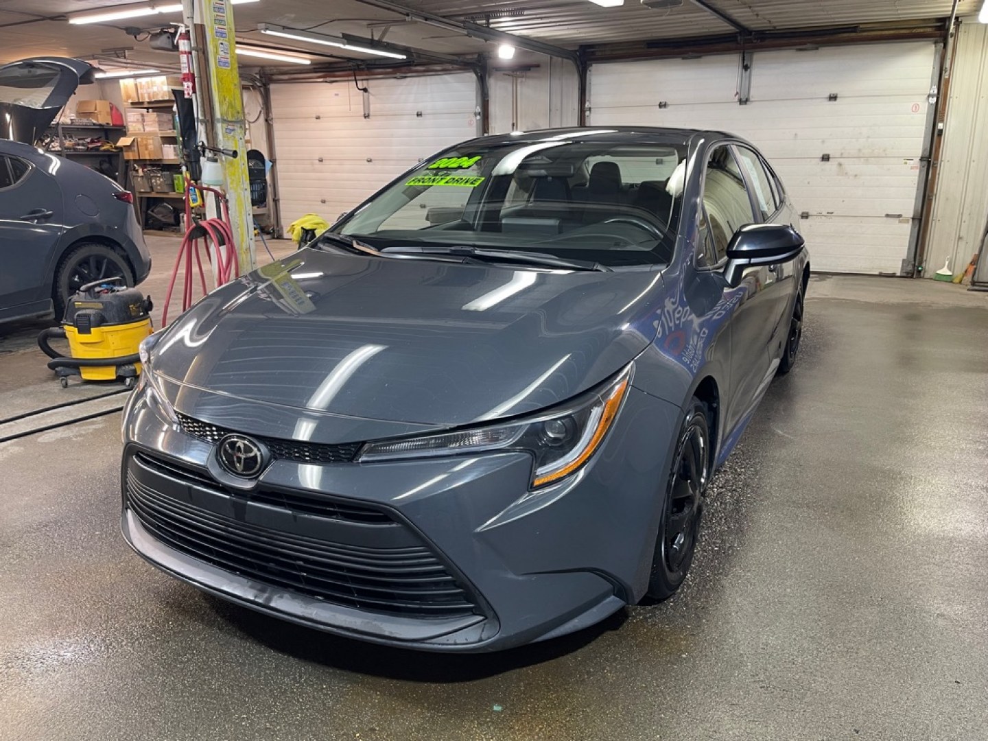 2024 GREY TOYOTA COROLLA LE (5YFB4MDEXRP) with an 2.0L engine, Continuously Variable transmission, located at 2525 S. Cushman, Fairbanks, AK, 99701, (907) 452-5707, 64.824036, -147.712311- Photo#1