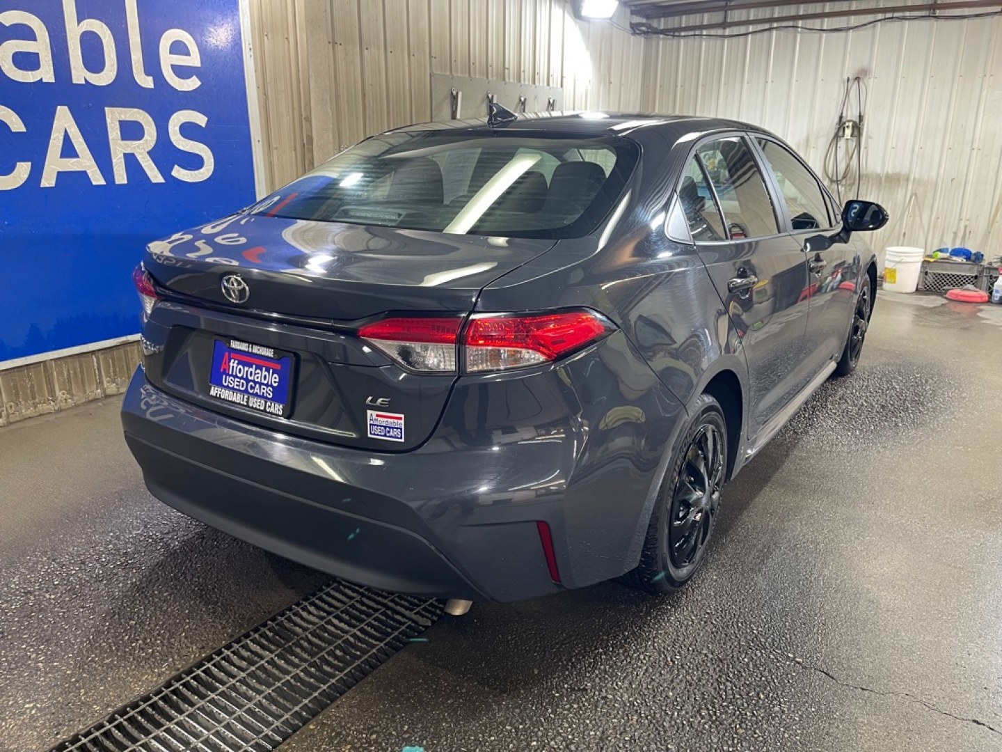 2024 GREY TOYOTA COROLLA LE (5YFB4MDEXRP) with an 2.0L engine, Continuously Variable transmission, located at 2525 S. Cushman, Fairbanks, AK, 99701, (907) 452-5707, 64.824036, -147.712311- Photo#2