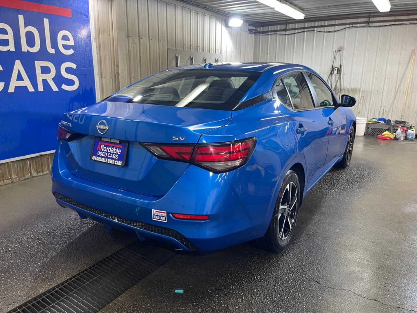 2024 BLUE NISSAN SENTRA SV (3N1AB8CV6RY) with an 2.0L engine, Continuously Variable transmission, located at 2525 S. Cushman, Fairbanks, AK, 99701, (907) 452-5707, 64.824036, -147.712311- Photo#2