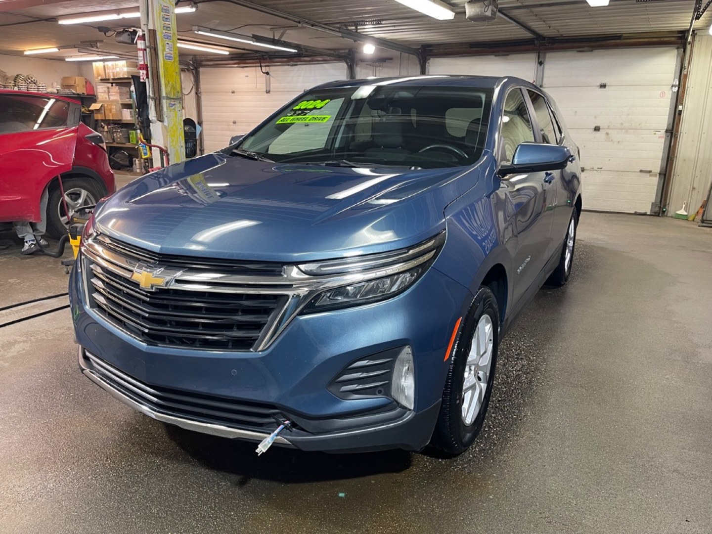 2024 BLUE CHEVROLET EQUINOX LT (3GNAXUEGXRL) with an 1.5L engine, Automatic transmission, located at 2525 S. Cushman, Fairbanks, AK, 99701, (907) 452-5707, 64.824036, -147.712311- Photo#1