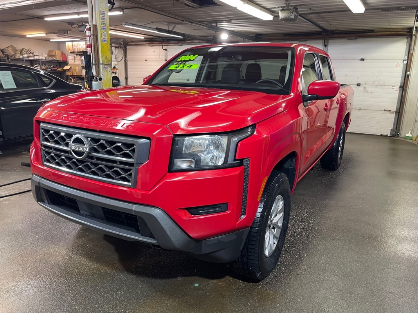2024 RED NISSAN FRONTIER S (1N6ED1EK3RN) with an 3.8L engine, Automatic transmission, located at 2525 S. Cushman, Fairbanks, AK, 99701, (907) 452-5707, 64.824036, -147.712311- Photo#1