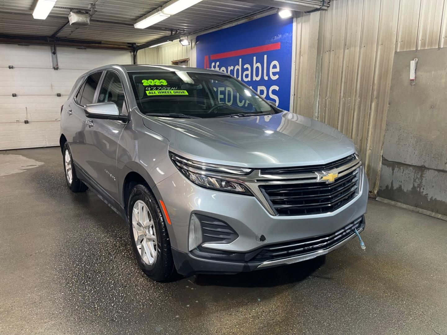 2023 SILVER CHEVROLET EQUINOX LT (3GNAXUEG3PS) with an 1.5L engine, Automatic transmission, located at 2525 S. Cushman, Fairbanks, AK, 99701, (907) 452-5707, 64.824036, -147.712311- Photo#0