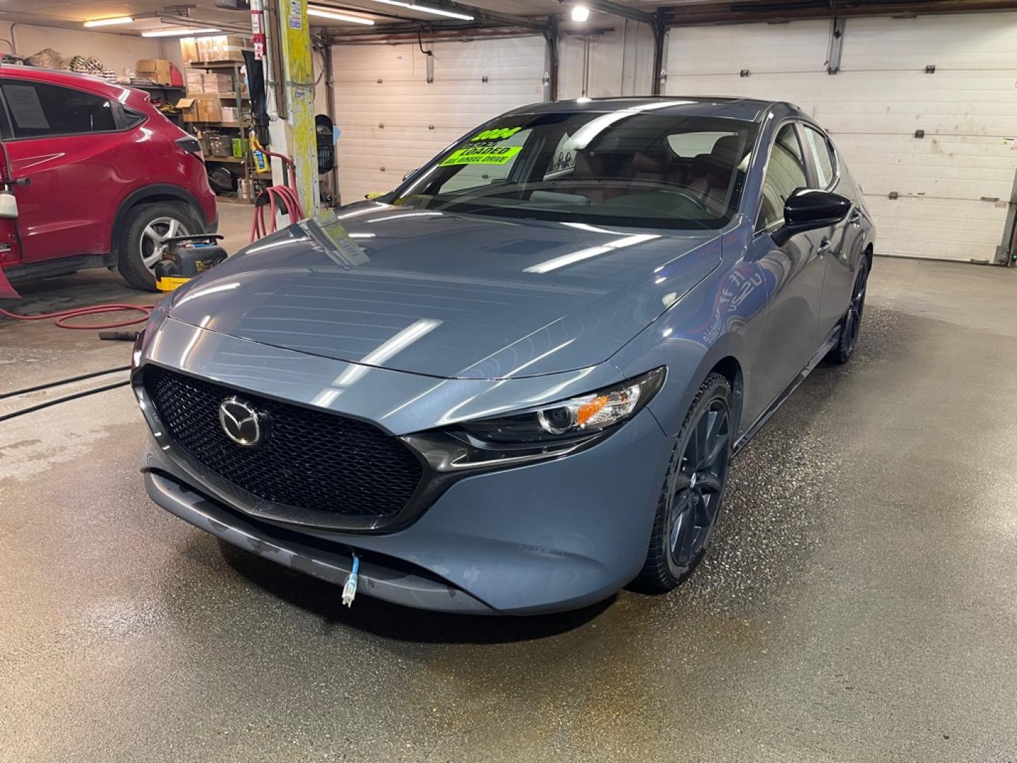 2024 GRAY MAZDA 3 PREFERRED (JM1BPBLM1R1) with an 2.5L engine, Automatic transmission, located at 2525 S. Cushman, Fairbanks, AK, 99701, (907) 452-5707, 64.824036, -147.712311- Photo#1