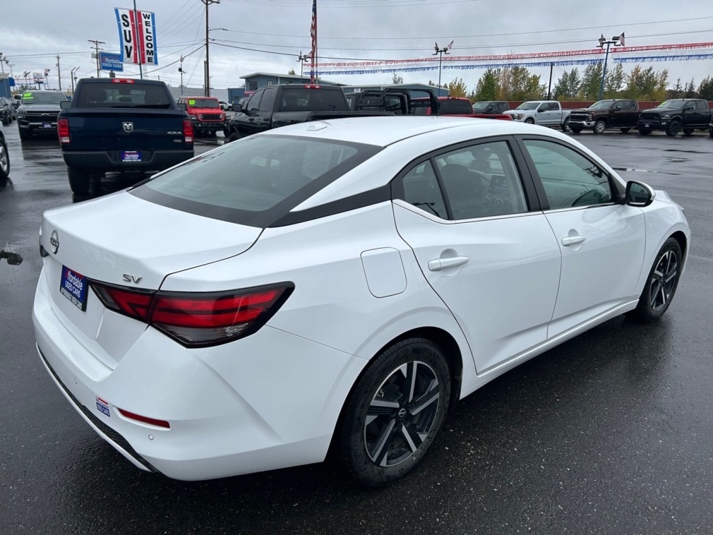 2024 WHITE NISSAN SENTRA SV (3N1AB8CV2RY) with an 2.0L engine, Continuously Variable transmission, located at 2525 S. Cushman, Fairbanks, AK, 99701, (907) 452-5707, 64.824036, -147.712311- Photo#2