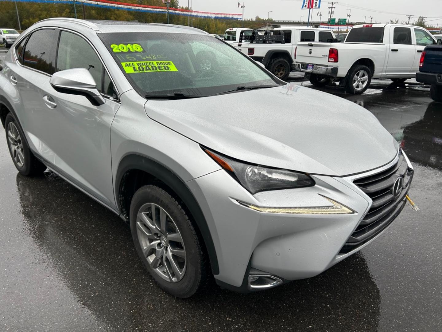 2016 SILVER LEXUS NX 200T BASE (JTJBARBZ8G2) with an 2.0L engine, Automatic transmission, located at 2525 S. Cushman, Fairbanks, AK, 99701, (907) 452-5707, 64.824036, -147.712311- Photo#1