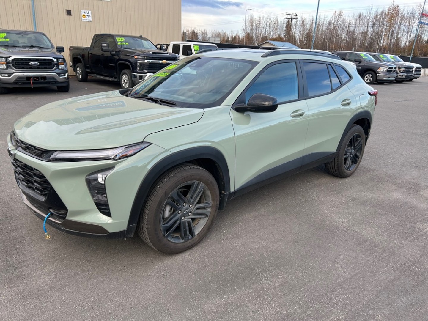 2026 GREEN CHEVROLET TRAX ACTIV (KL77LKEP3TC) with an 1.2L engine, Automatic transmission, located at 2525 S. Cushman, Fairbanks, AK, 99701, (907) 452-5707, 64.824036, -147.712311- Photo#0