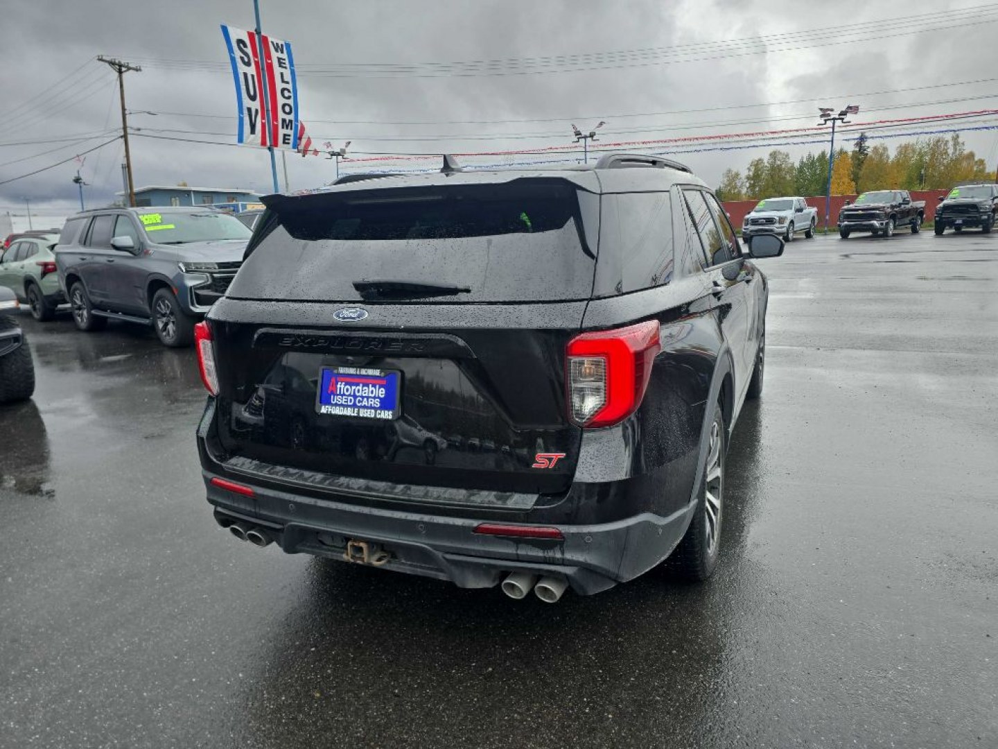 2020 BLACK FORD EXPLORER ST (1FM5K8GC7LG) with an 3.0L engine, Automatic transmission, located at 2525 S. Cushman, Fairbanks, AK, 99701, (907) 452-5707, 64.824036, -147.712311- Photo#2