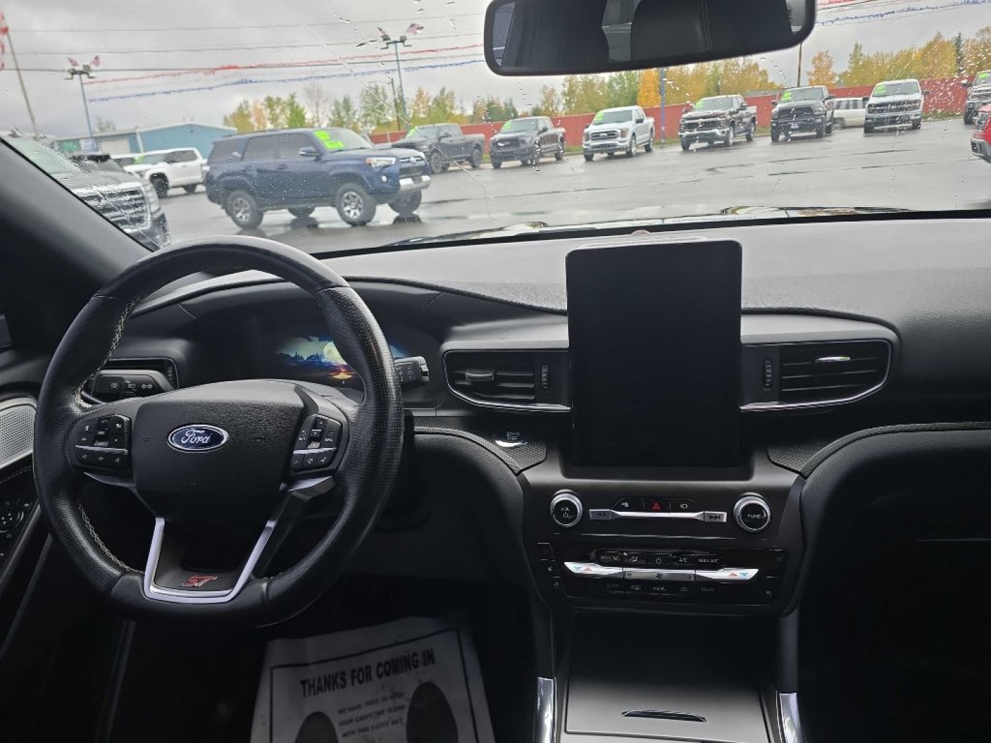 2020 BLACK FORD EXPLORER ST (1FM5K8GC7LG) with an 3.0L engine, Automatic transmission, located at 2525 S. Cushman, Fairbanks, AK, 99701, (907) 452-5707, 64.824036, -147.712311- Photo#4