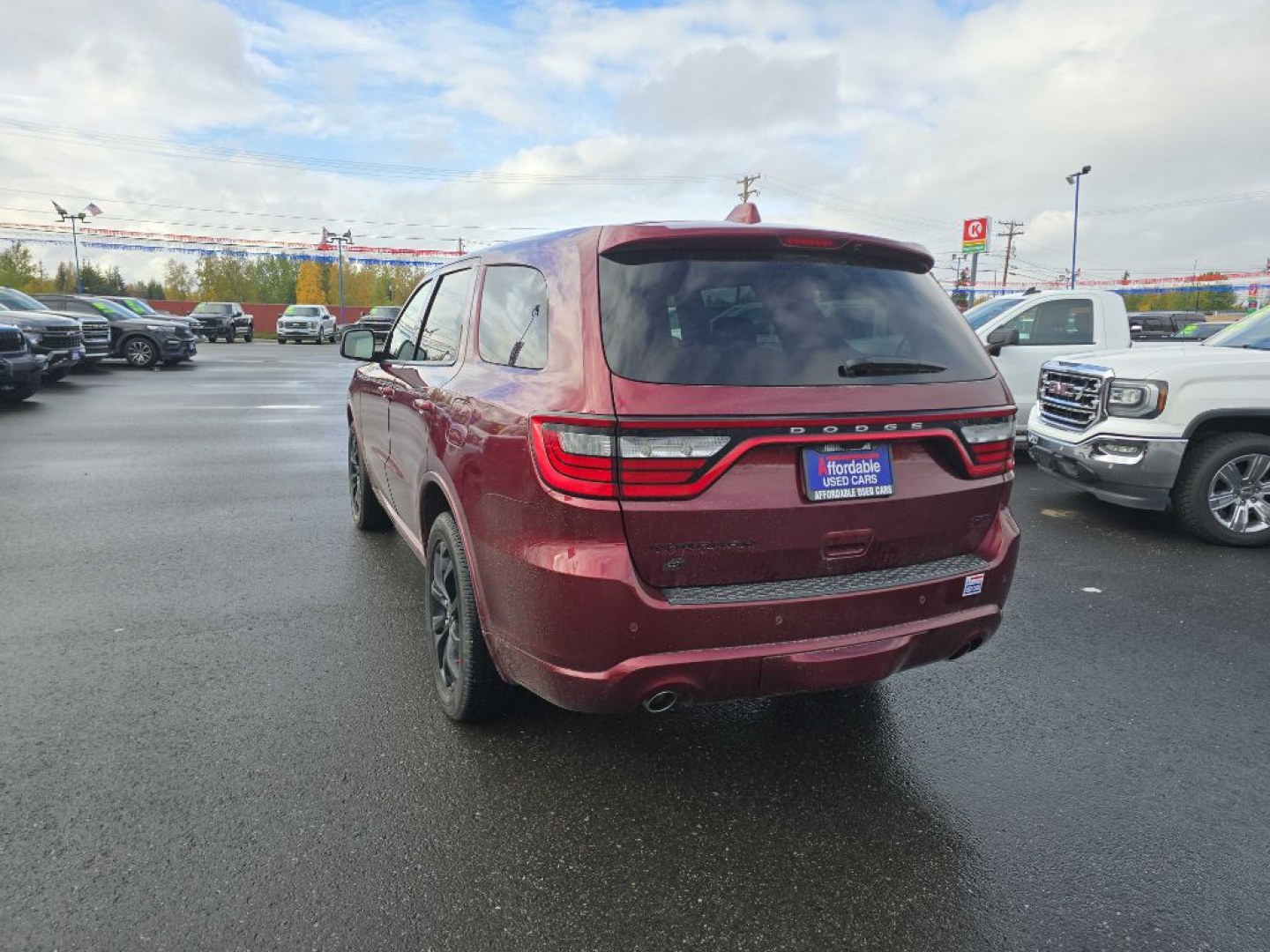 2020 MAROON DODGE DURANGO GT GT (1C4RDJDG8LC) with an 3.6L engine, Automatic transmission, located at 2525 S. Cushman, Fairbanks, AK, 99701, (907) 452-5707, 64.824036, -147.712311- Photo#6
