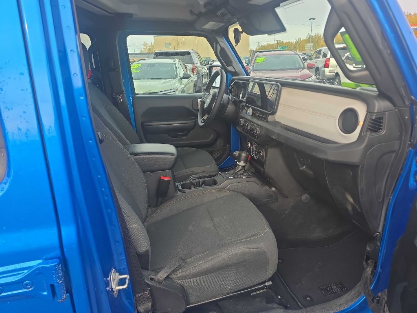 2024 BLUE JEEP WRANGLER SPORT SPORT (1C4PJXDGXRW) with an 3.6L engine, Automatic transmission, located at 2525 S. Cushman, Fairbanks, AK, 99701, (907) 452-5707, 64.824036, -147.712311- Photo#0