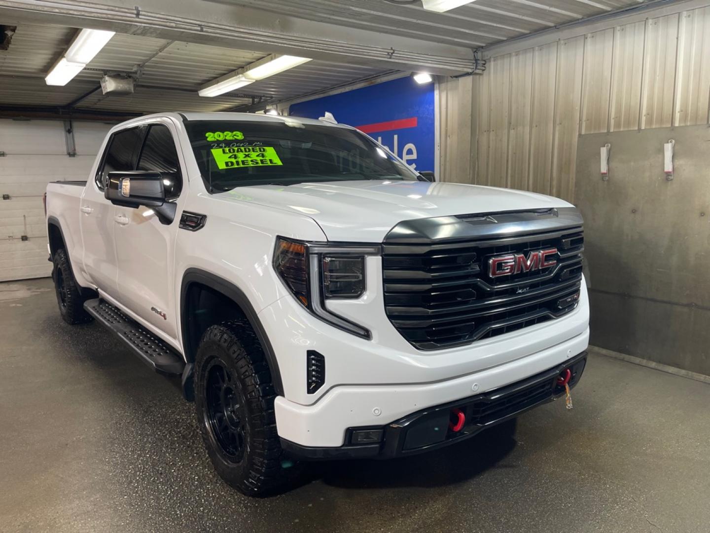 2023 WHITE GMC SIERRA 1500 AT4 (3GTUUEE8XPG) with an 3.0L engine, Automatic transmission, located at 2525 S. Cushman, Fairbanks, AK, 99701, (907) 452-5707, 64.824036, -147.712311- Photo#0