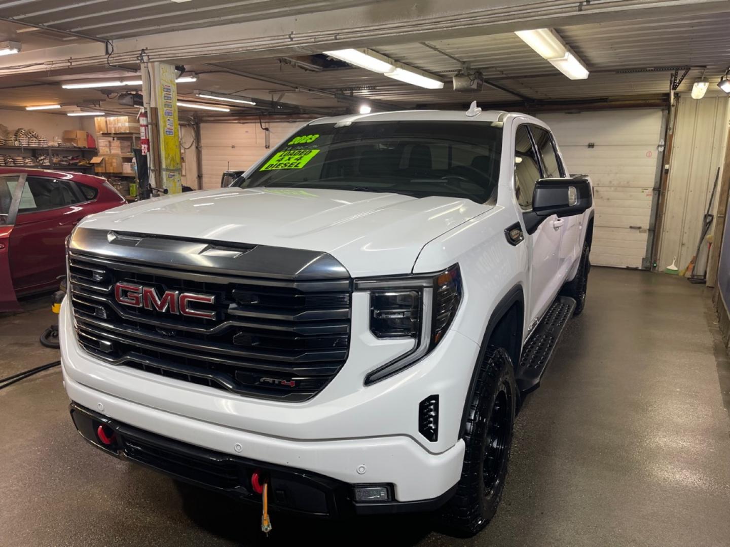 2023 WHITE GMC SIERRA 1500 AT4 (3GTUUEE8XPG) with an 3.0L engine, Automatic transmission, located at 2525 S. Cushman, Fairbanks, AK, 99701, (907) 452-5707, 64.824036, -147.712311- Photo#1