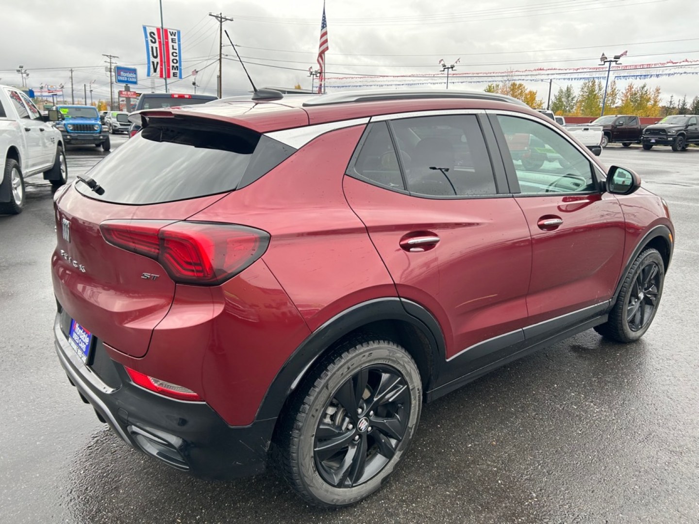 2024 RED BUICK ENCORE GX SPORT TOURING (KL4AMESL1RB) with an 1.3L engine, Automatic transmission, located at 2525 S. Cushman, Fairbanks, AK, 99701, (907) 452-5707, 64.824036, -147.712311- Photo#2
